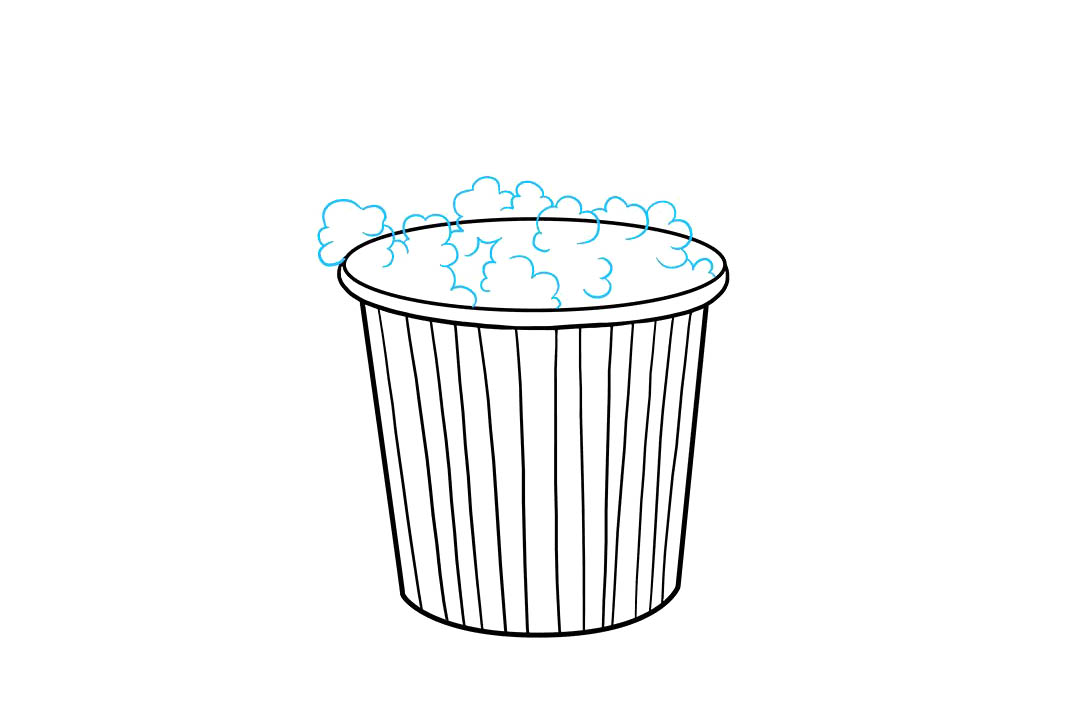 如何画爆米花简笔画-图6