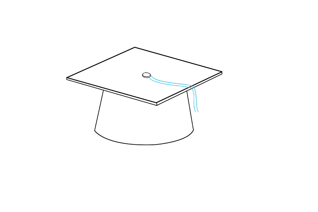 毕业帽怎么画-图6