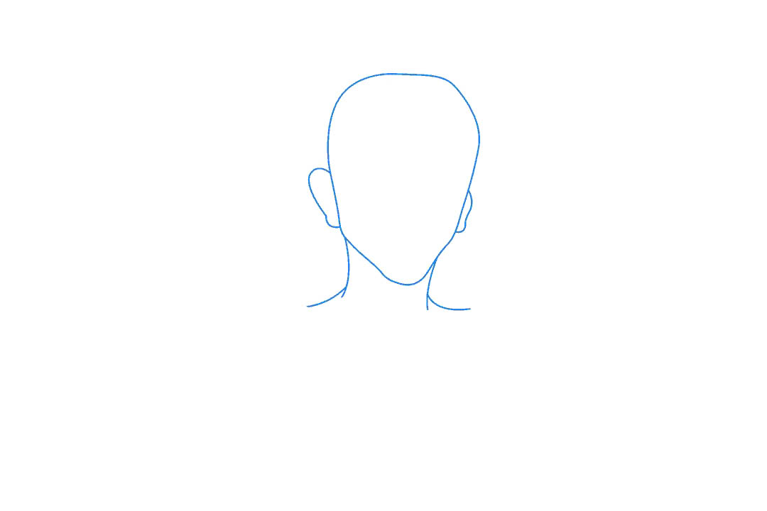 男孩半身卡通形象怎么画-图1