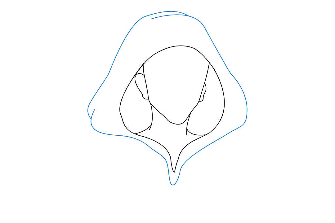 男孩半身卡通形象怎么画-图3
