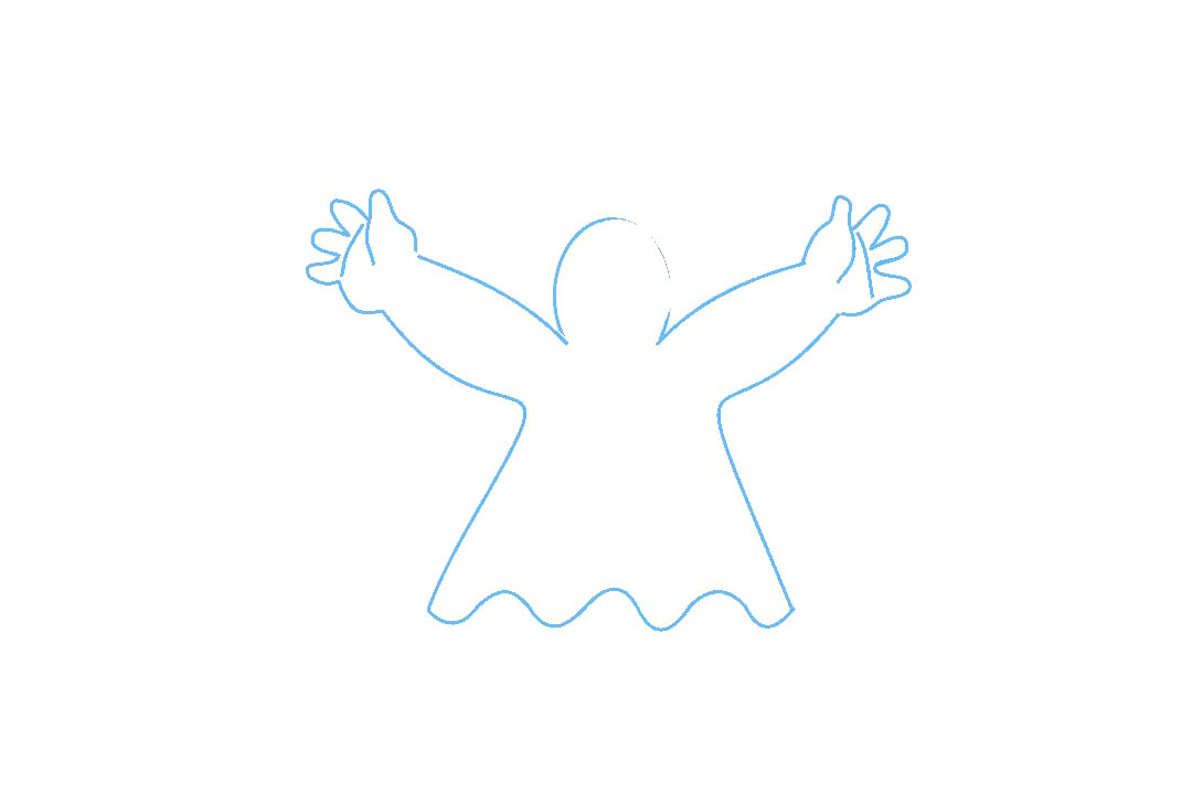 万圣节鬼魂面具怎么画-图7