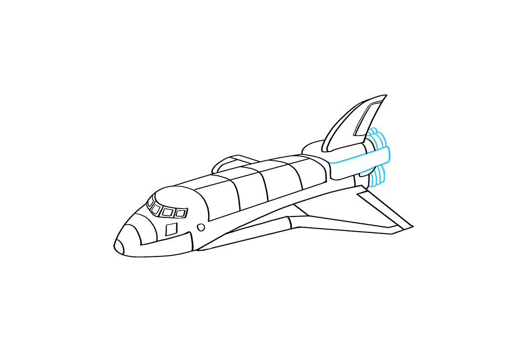 航天飞机怎么画-图9
