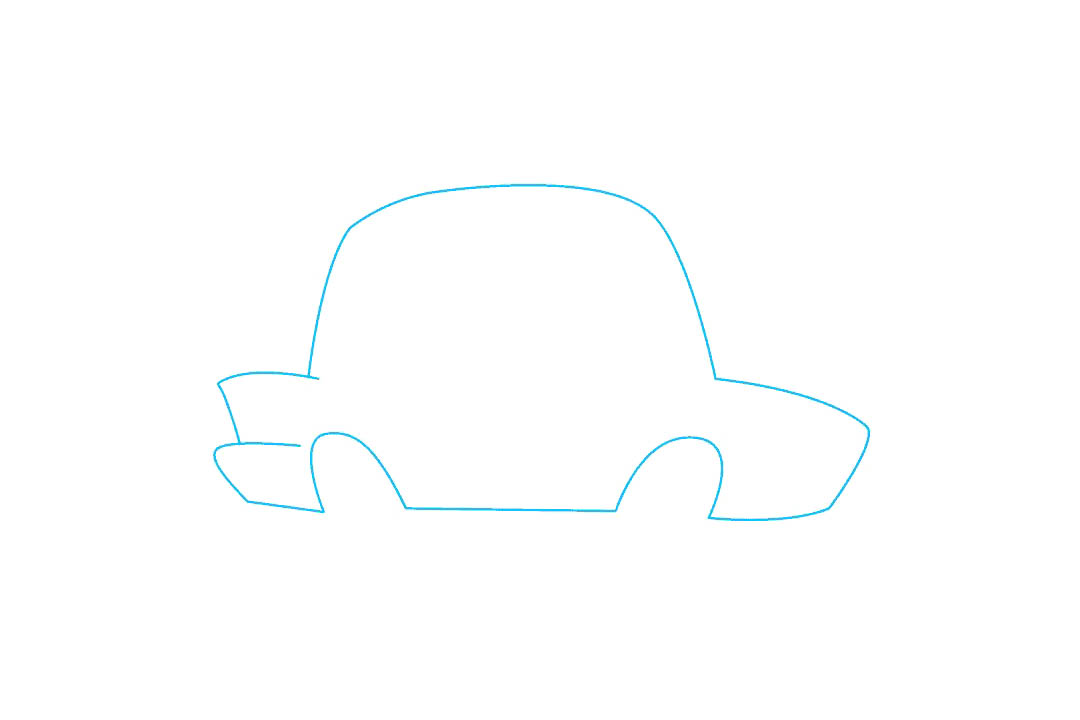 卡通警车怎么画-图1