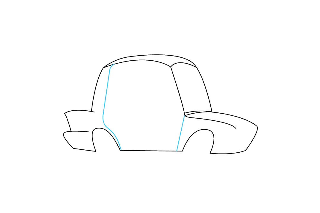 卡通警车怎么画-图3