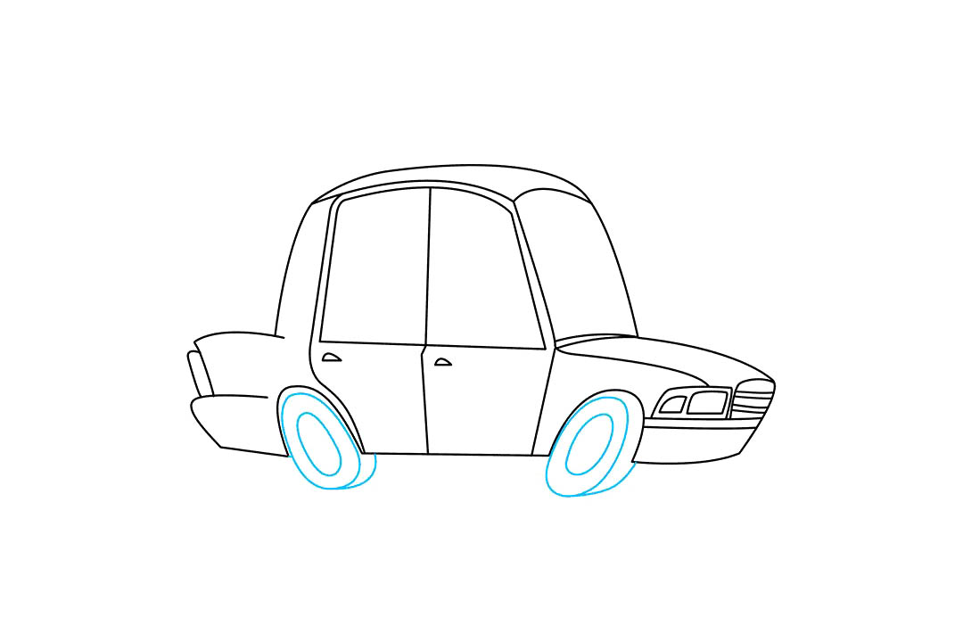 卡通警车怎么画-图6