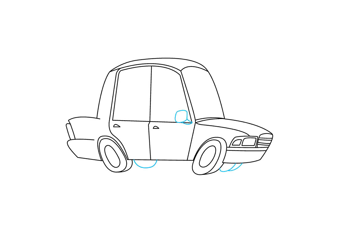 卡通警车怎么画-图7