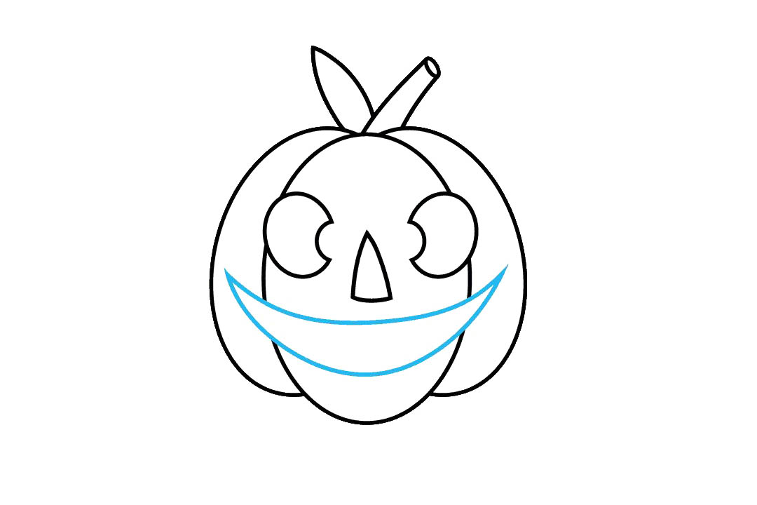 万圣节南瓜灯怎么画-图9