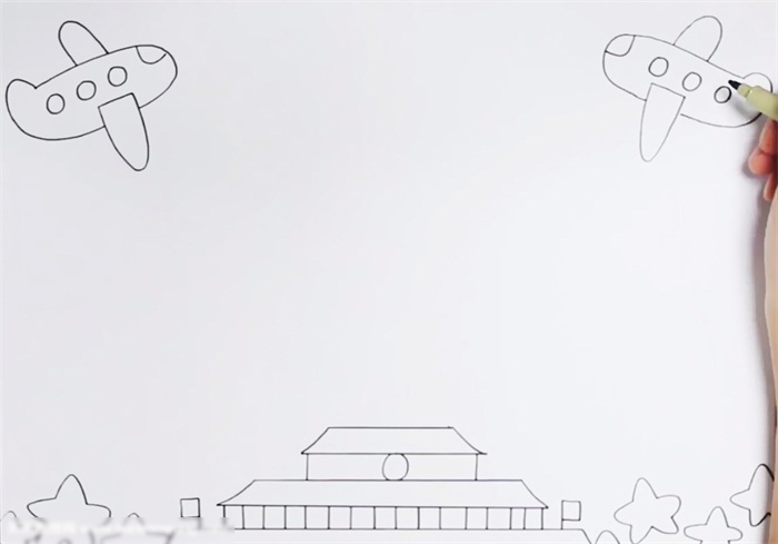 辉煌建国周年的手抄报怎么画-图1