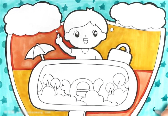 关于网络安全的画-图3