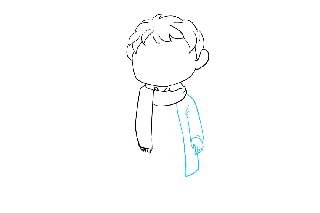 步骤4：如何画哈利波特10662