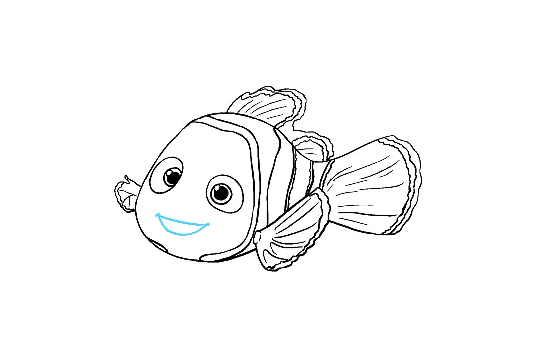 小丑鱼尼的画法（详细步骤）-图18