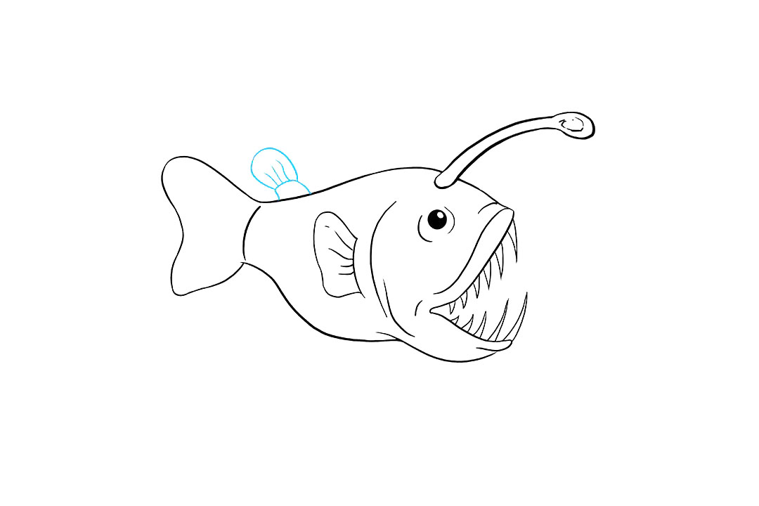 灯笼鱼怎么画-图8