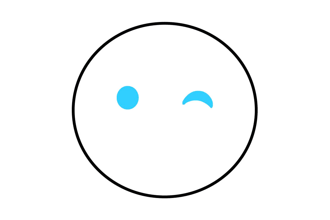 吐舌头的笑脸表情怎么画-图2