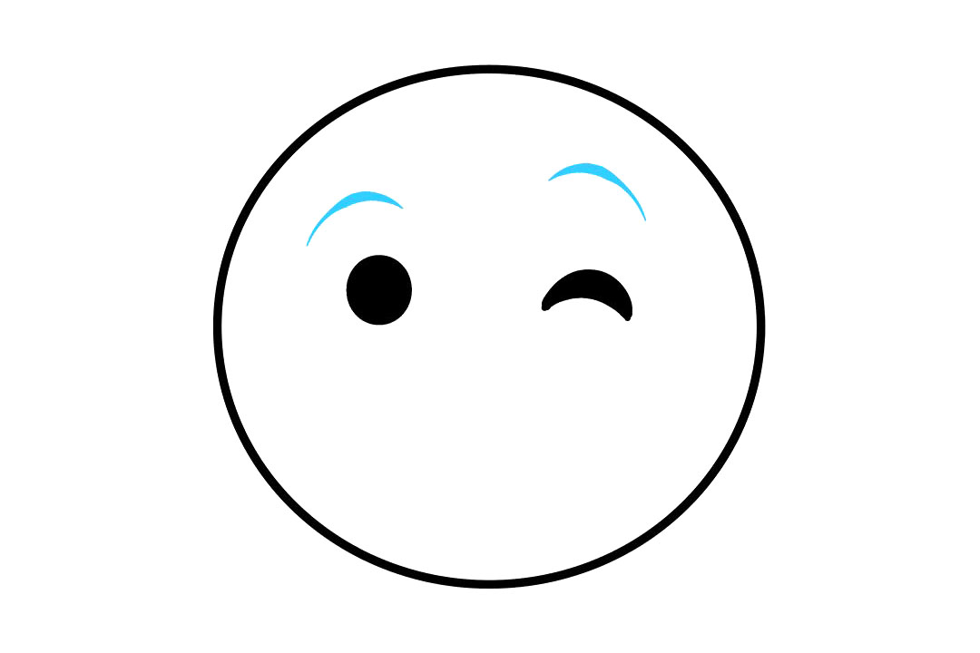 吐舌头的笑脸表情怎么画-图3