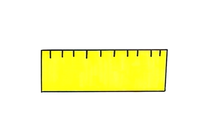 超简单的尺子怎么画