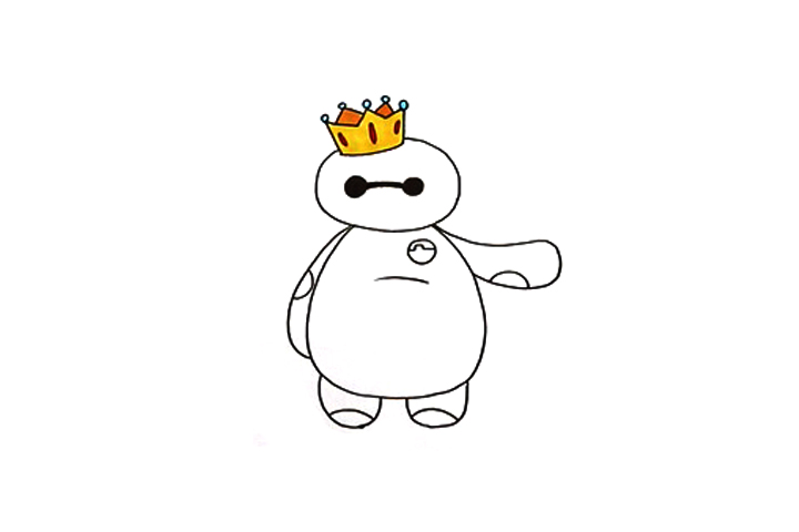 可爱的大白怎么画-图3