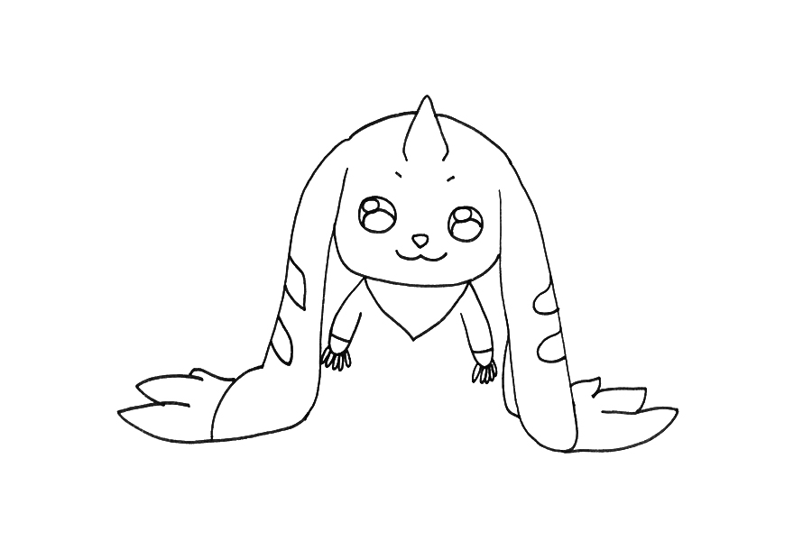 大耳兽怎么画-图2