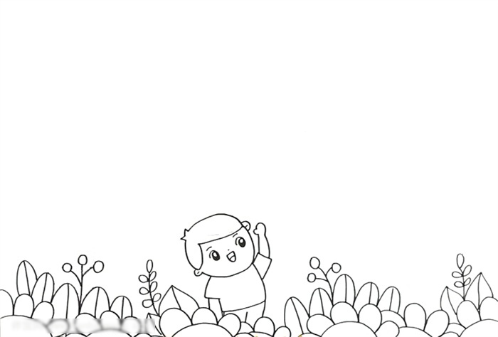 大人国与小人国儿童画-图1