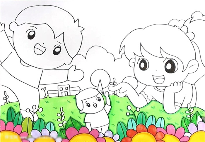 大人国与小人国儿童画-图3