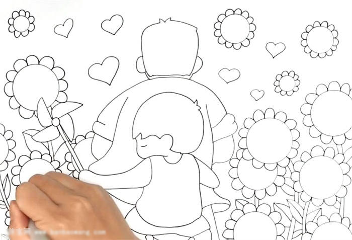 爸爸的本领儿童画-图2