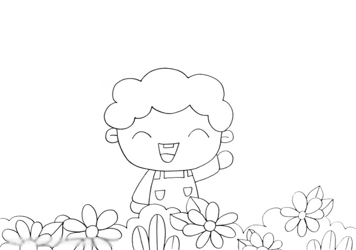 文明校园怎么画-图1