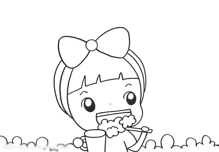 关于口腔健康的手绘画-图1