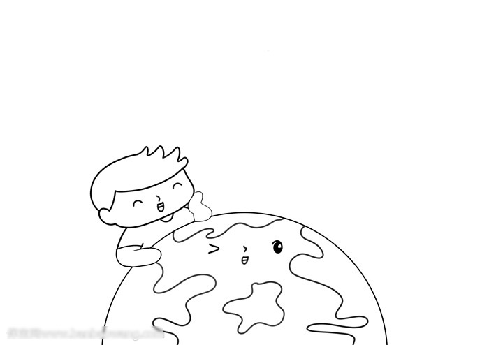 关爱动物世界动物日手抄报-图1