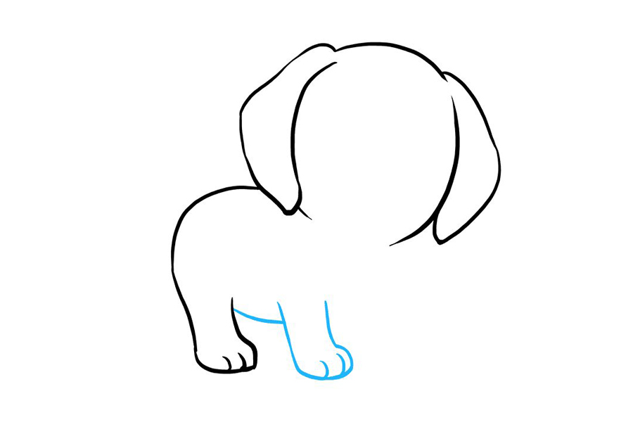 可爱的小狗宝宝怎么画-图4