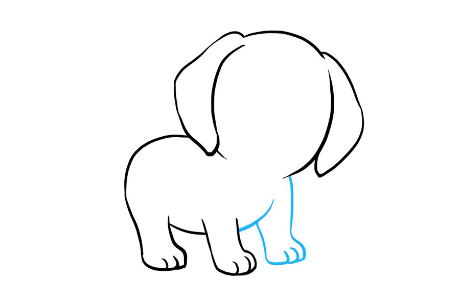 可爱的小狗宝宝怎么画-图5