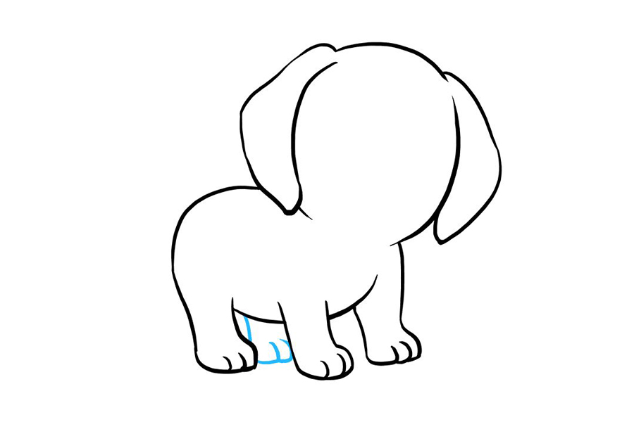 可爱的小狗宝宝怎么画-图6