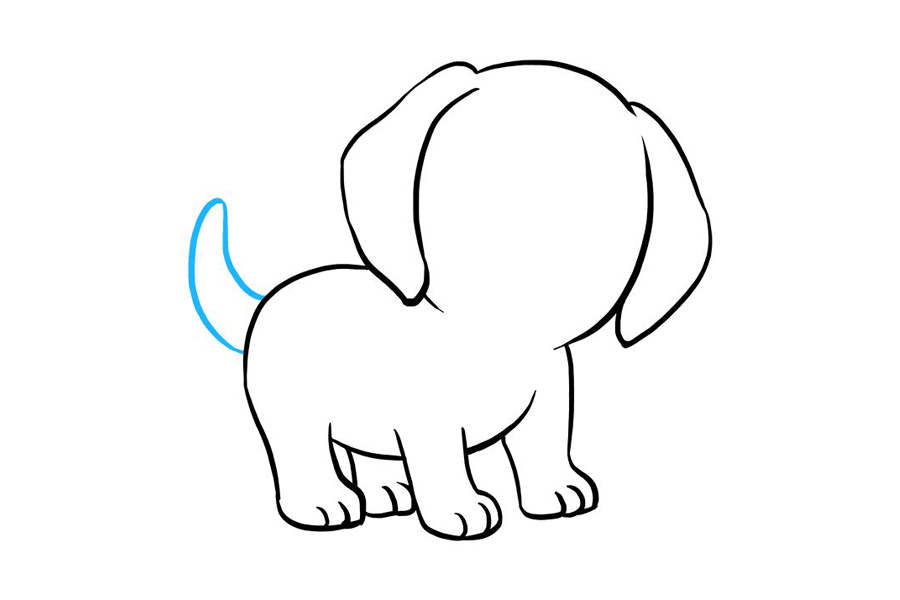 可爱的小狗宝宝怎么画-图7