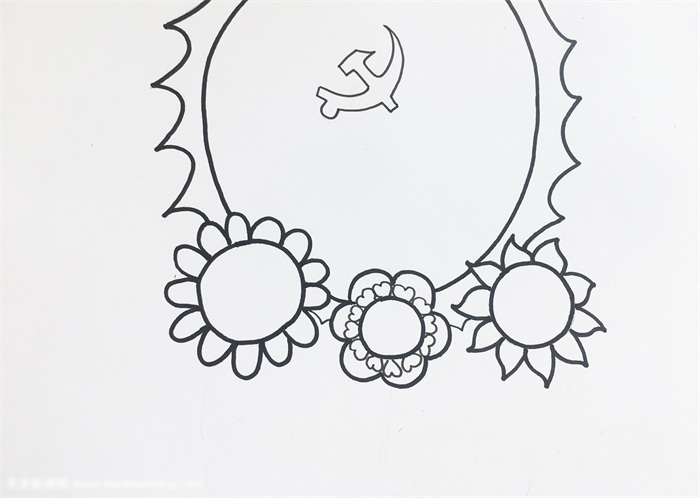 七一建党节绘画作品-图1