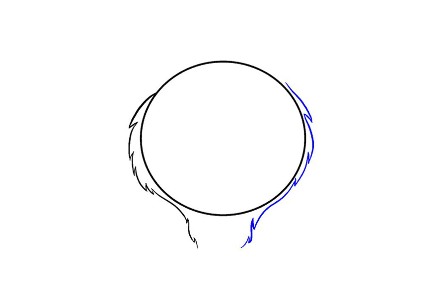 老虎头部详细画法步骤-图3