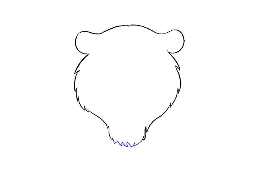 老虎头部详细画法步骤-图6