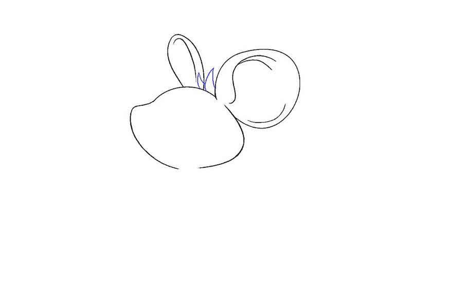 萌萌的小老鼠怎么画-图7