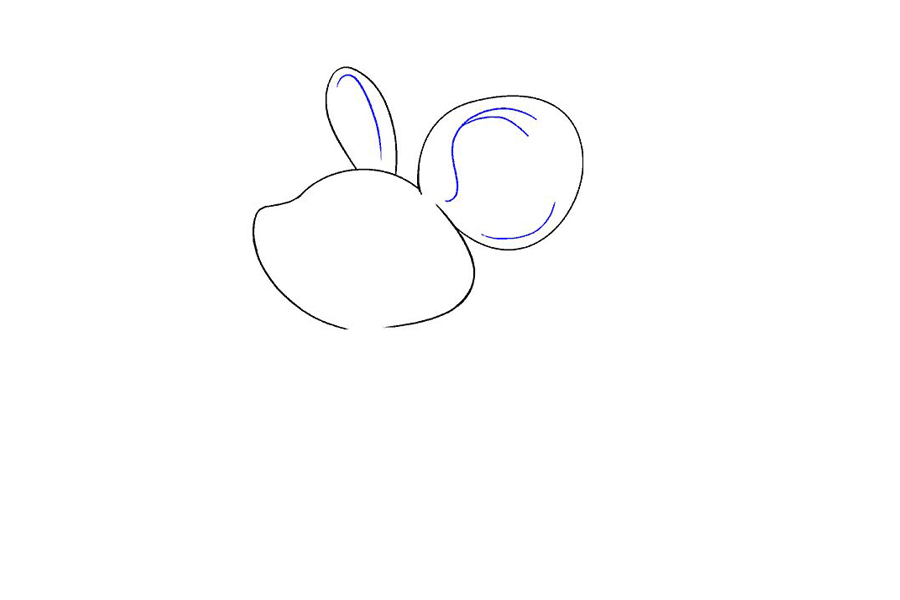 萌萌的小老鼠怎么画-图6