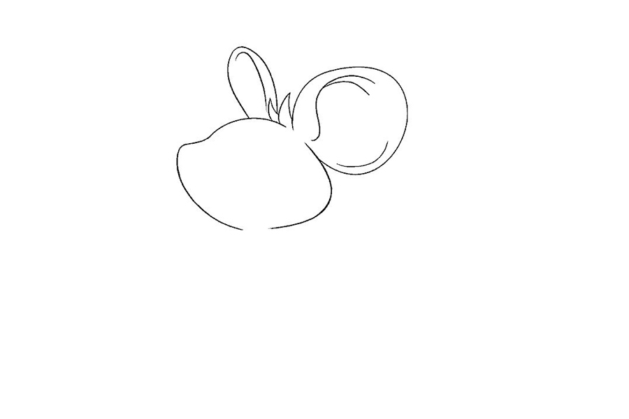 萌萌的小老鼠怎么画-图8