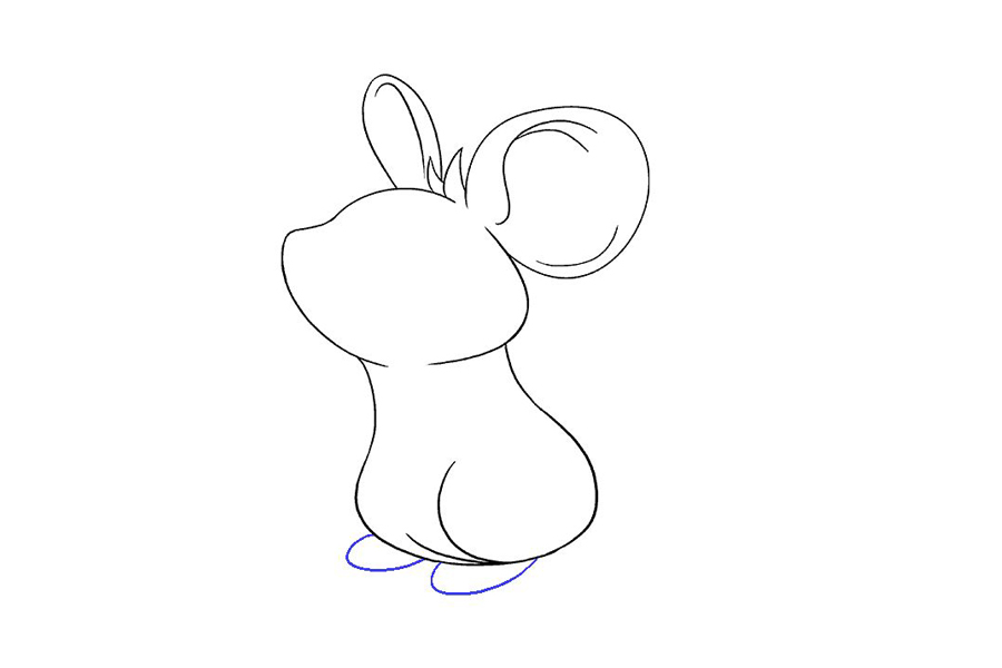 萌萌的小老鼠怎么画-图11