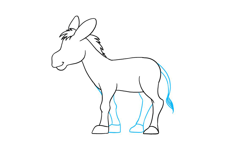 如何画驴子-图8