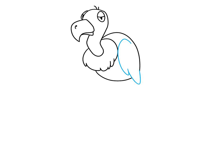 如何画秃鹫-图7