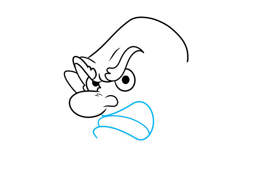 卡通人物愤怒的脸怎么画-图5