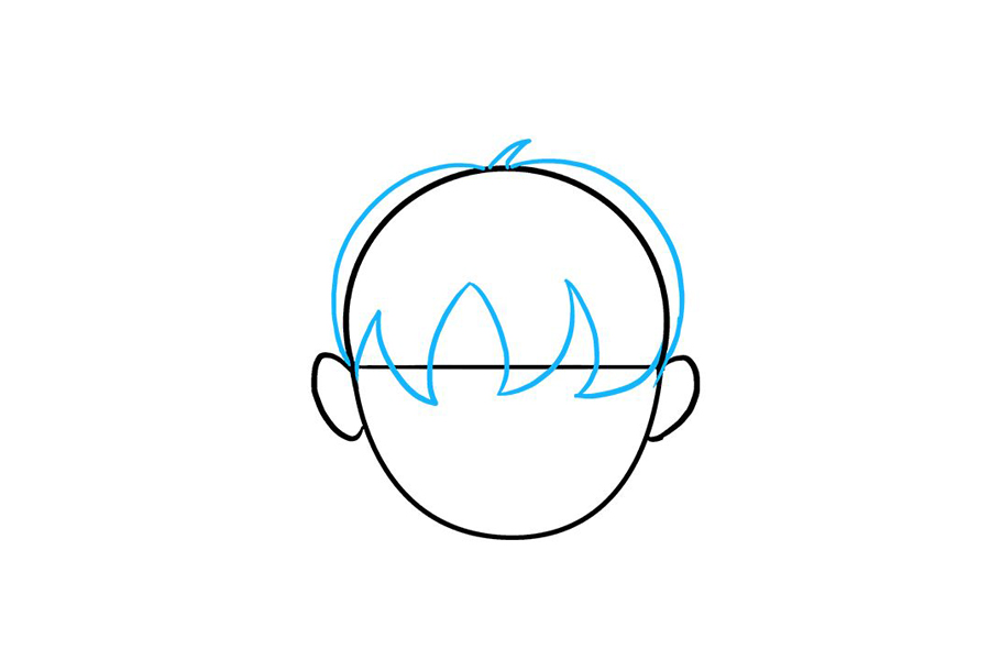 小女孩头发怎么画-图5