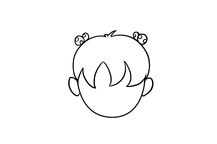 小女孩头发怎么画-图7