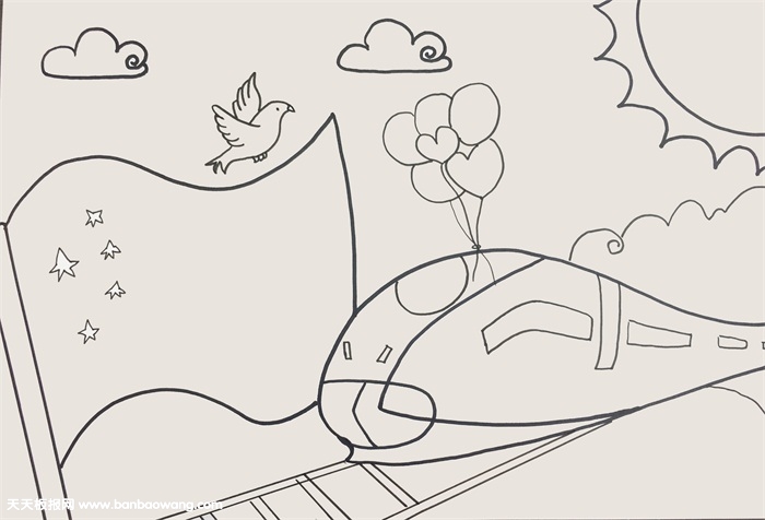 关于建国周年的绘画-图2