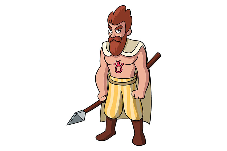 如何画凯尔特战士