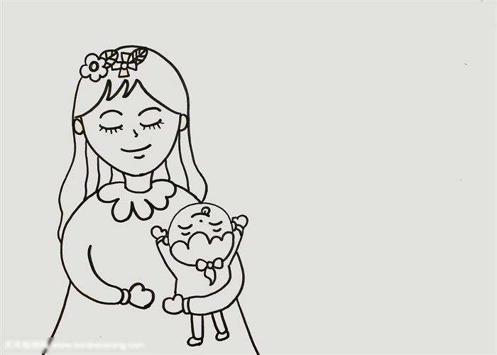 感恩父母的画画作品-图1