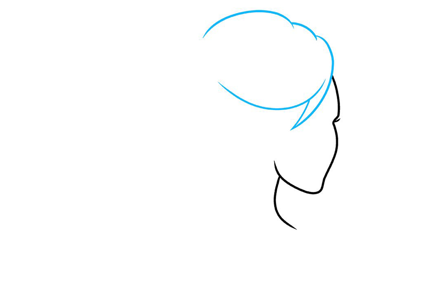 如何画马尾辫-图2