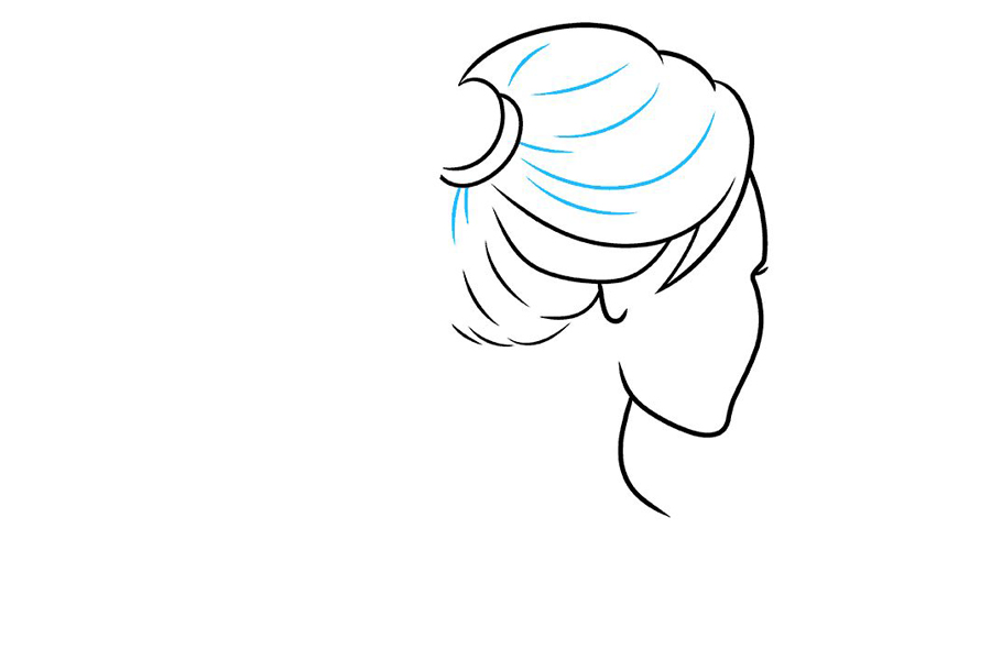 如何画马尾辫-图5