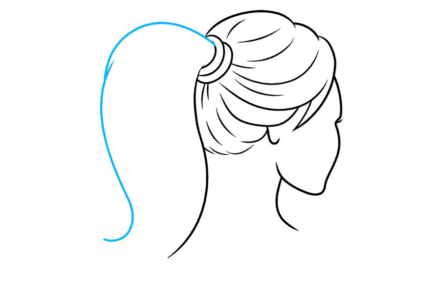 如何画马尾辫-图7