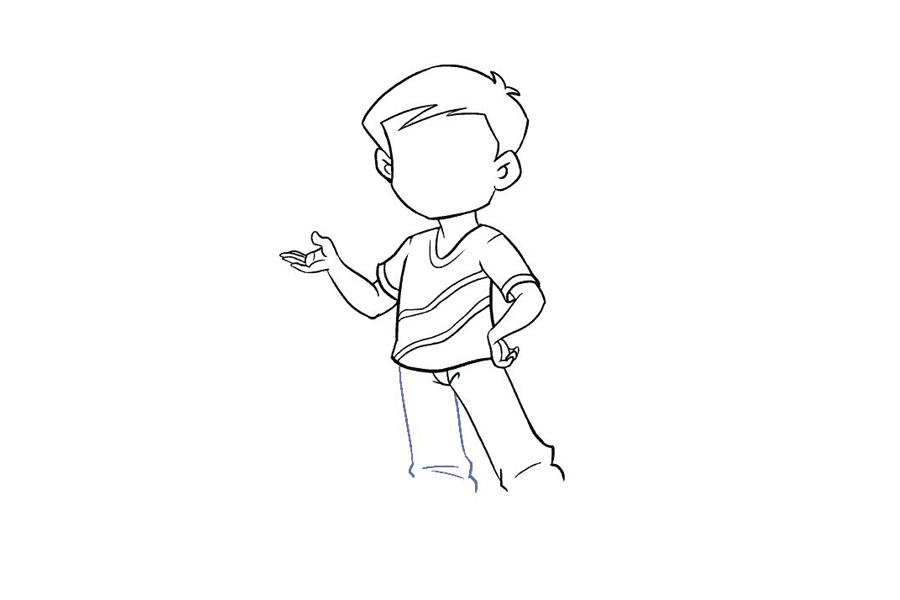 阳光小男孩怎么画-图14